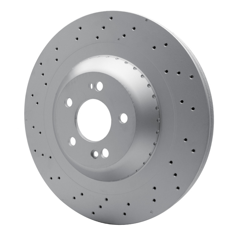 Mercedes-Benz Maybach S600 Brake Rotor (1) - Rear - R1 Concepts - GEOSPEC Coated - Drilled - `15-`17